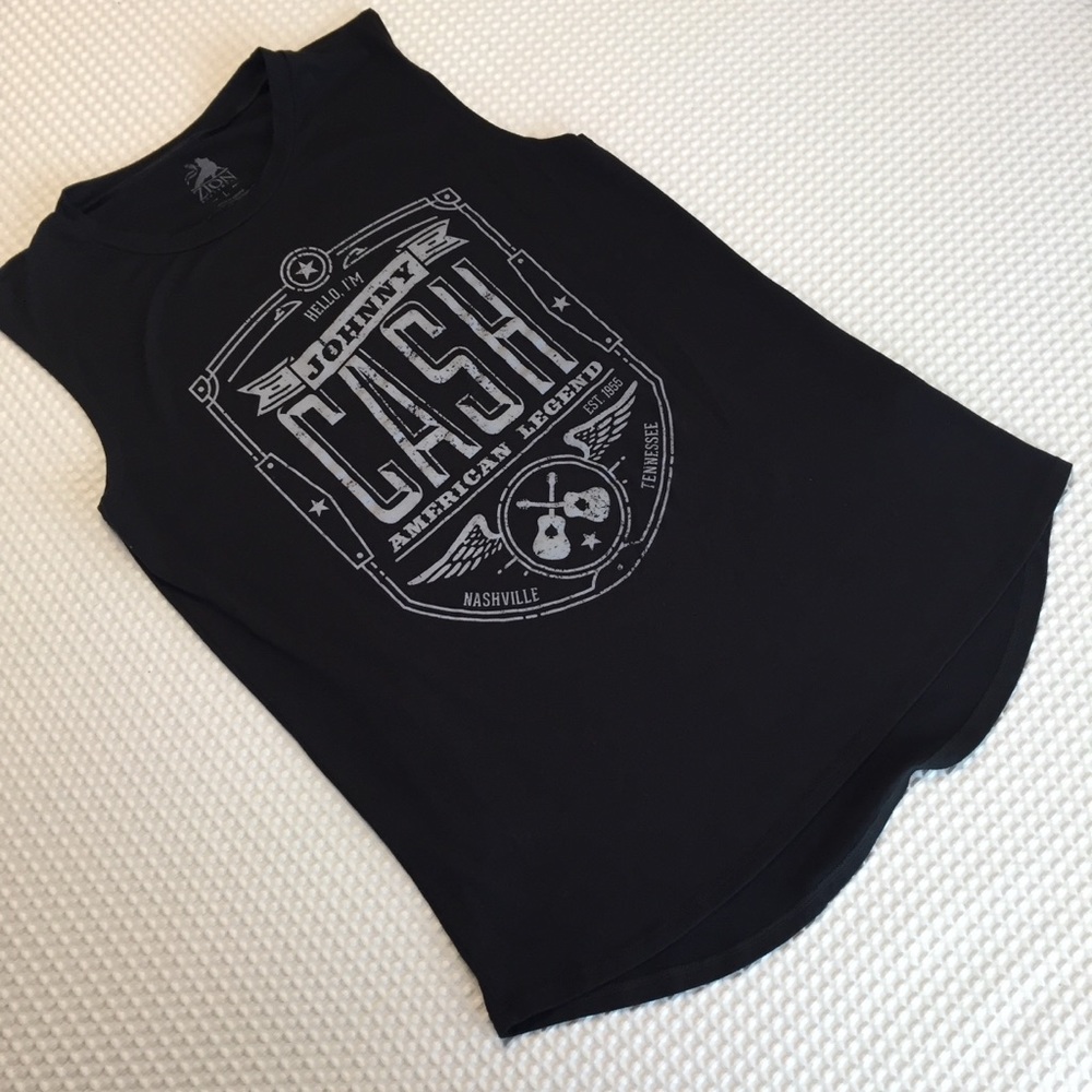 Johnny Cash Music Muscle Tee